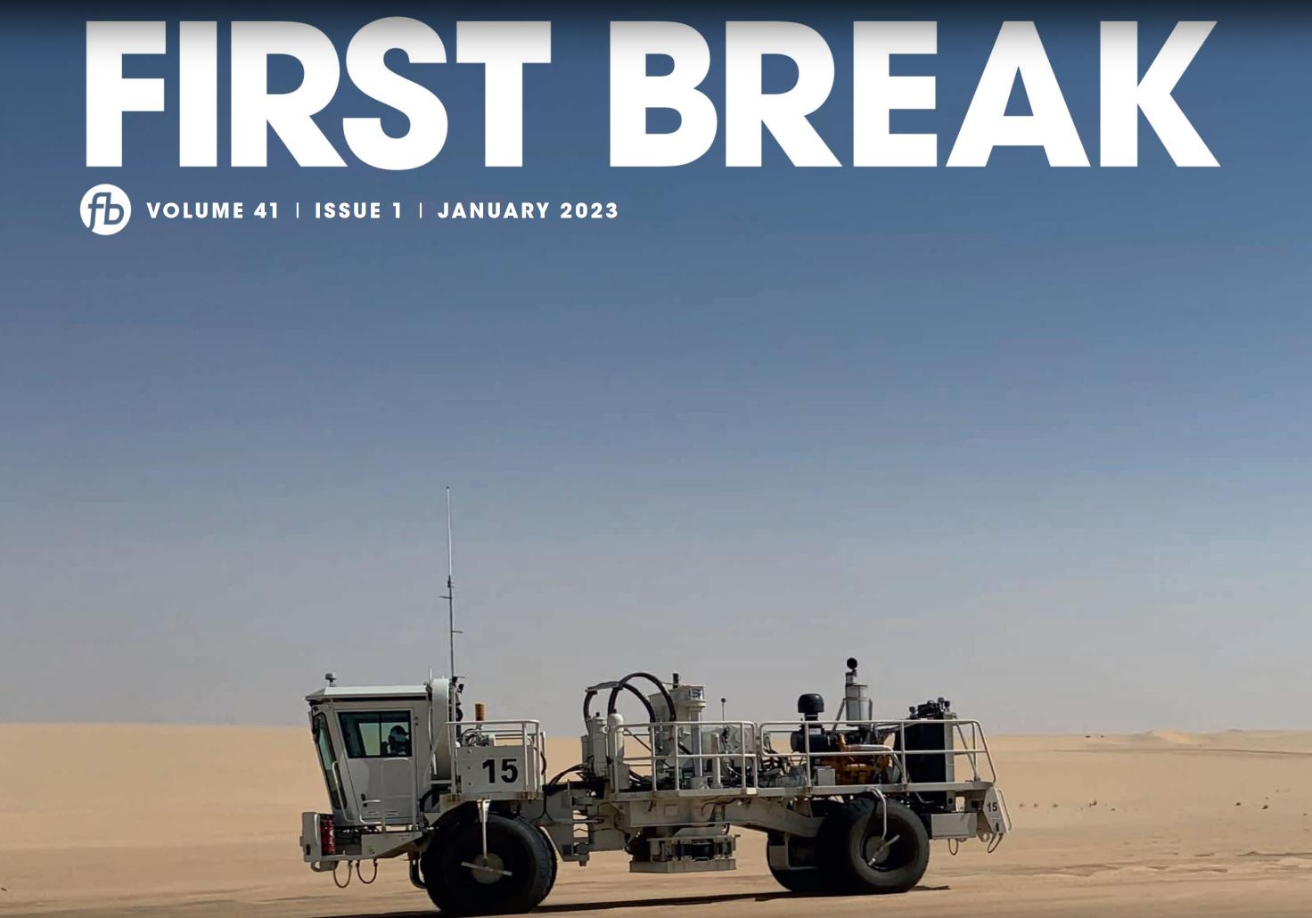 First Break land seismic special cover