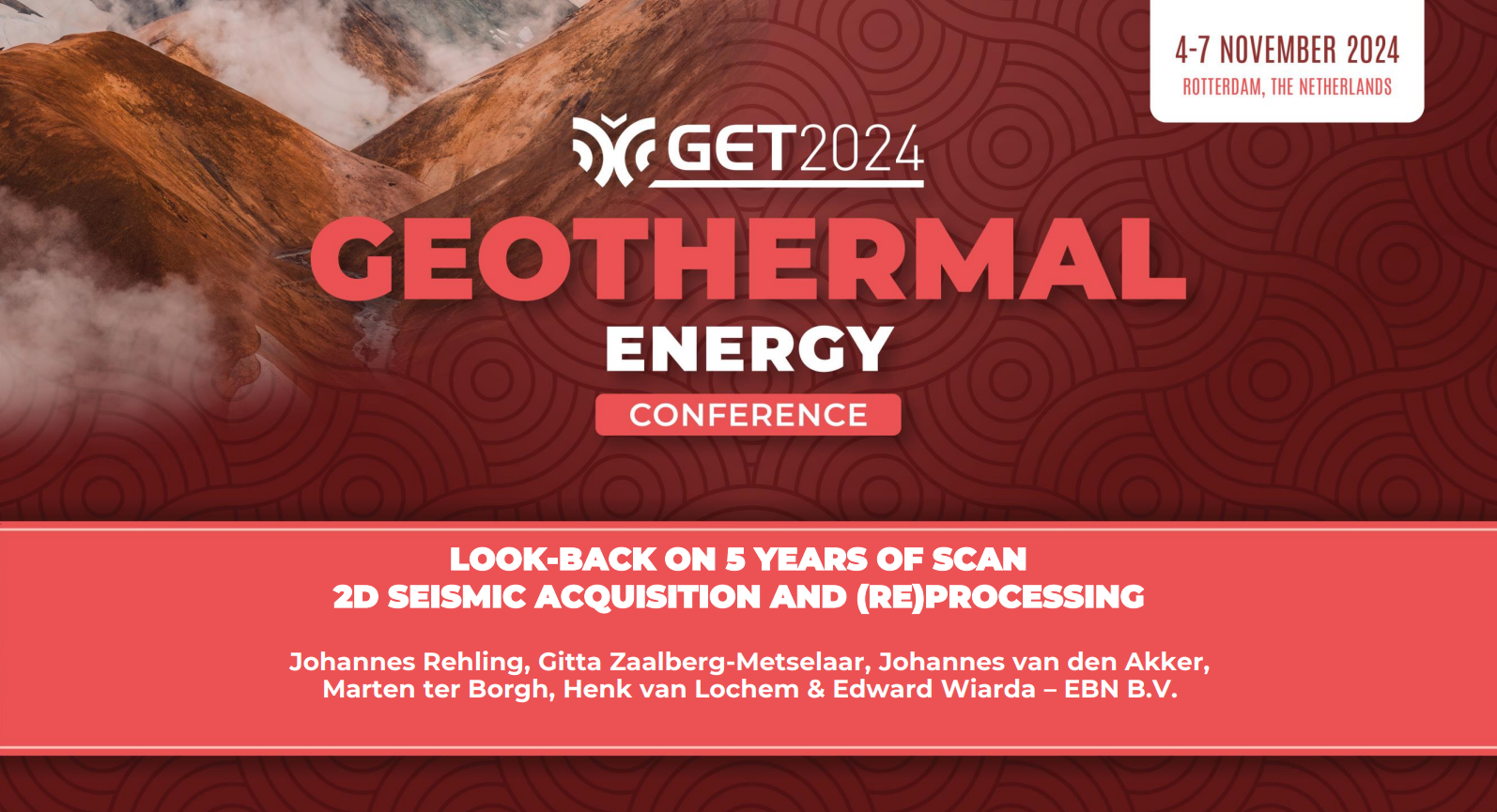 EAGE GET Look back on 5 years of SCAN